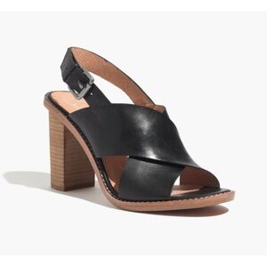 Madewell Jamie Crisscross Slingback Sandals 8